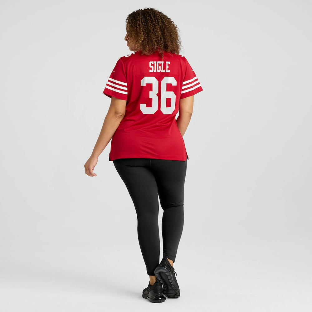 Marques Sigle San Francisco 49ers Women's Team Game Jersey Scarlet - Nike