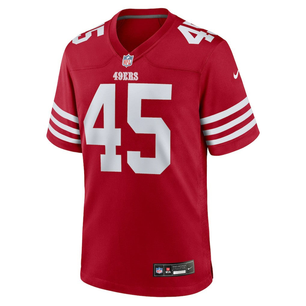 Nick Martin San Francisco 49ers Team Game Jersey Scarlet - Nike