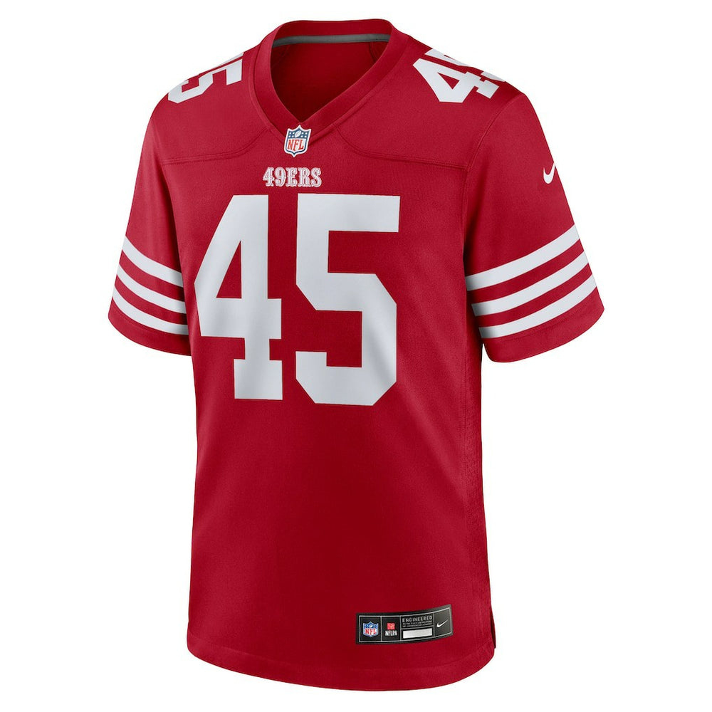 Nick Martin San Francisco 49ers Team Game Jersey Scarlet - Nike