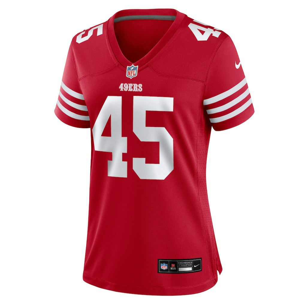 Nick Martin San Francisco 49ers Women's Team Game Jersey Scarlet - Nike
