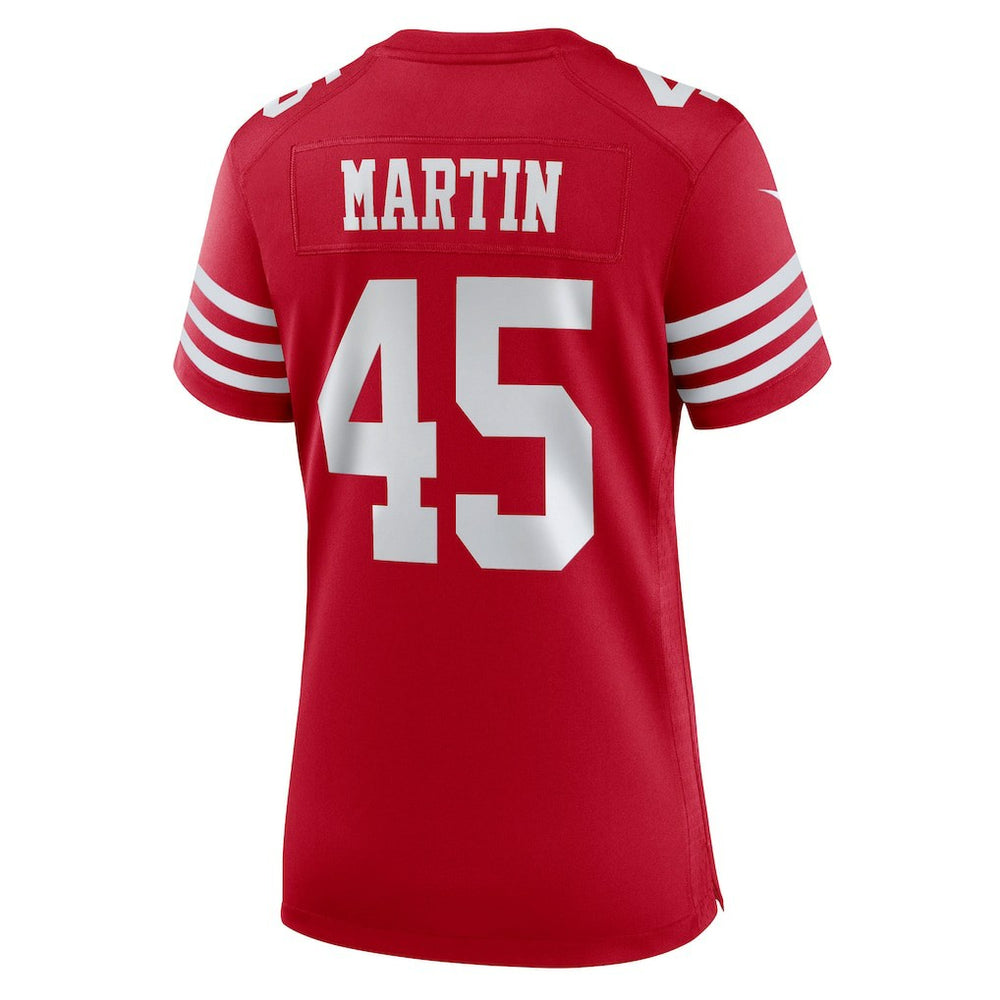 Nick Martin San Francisco 49ers Women's Team Game Jersey Scarlet - Nike