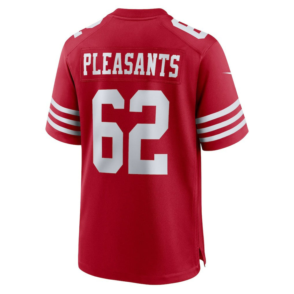 Austen Pleasants San Francisco 49ers Team Game Jersey Scarlet - Nike