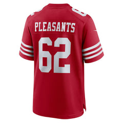 Austen Pleasants San Francisco 49ers Team Game Jersey Scarlet - Nike