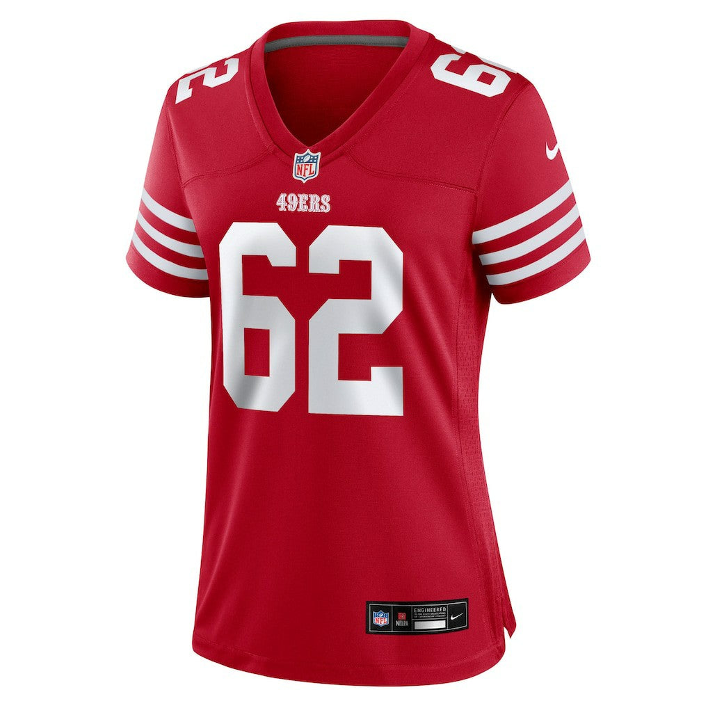 Austen Pleasants San Francisco 49ers Women's Team Game Jersey Scarlet - Nike