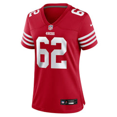 Austen Pleasants San Francisco 49ers Women's Team Game Jersey Scarlet - Nike