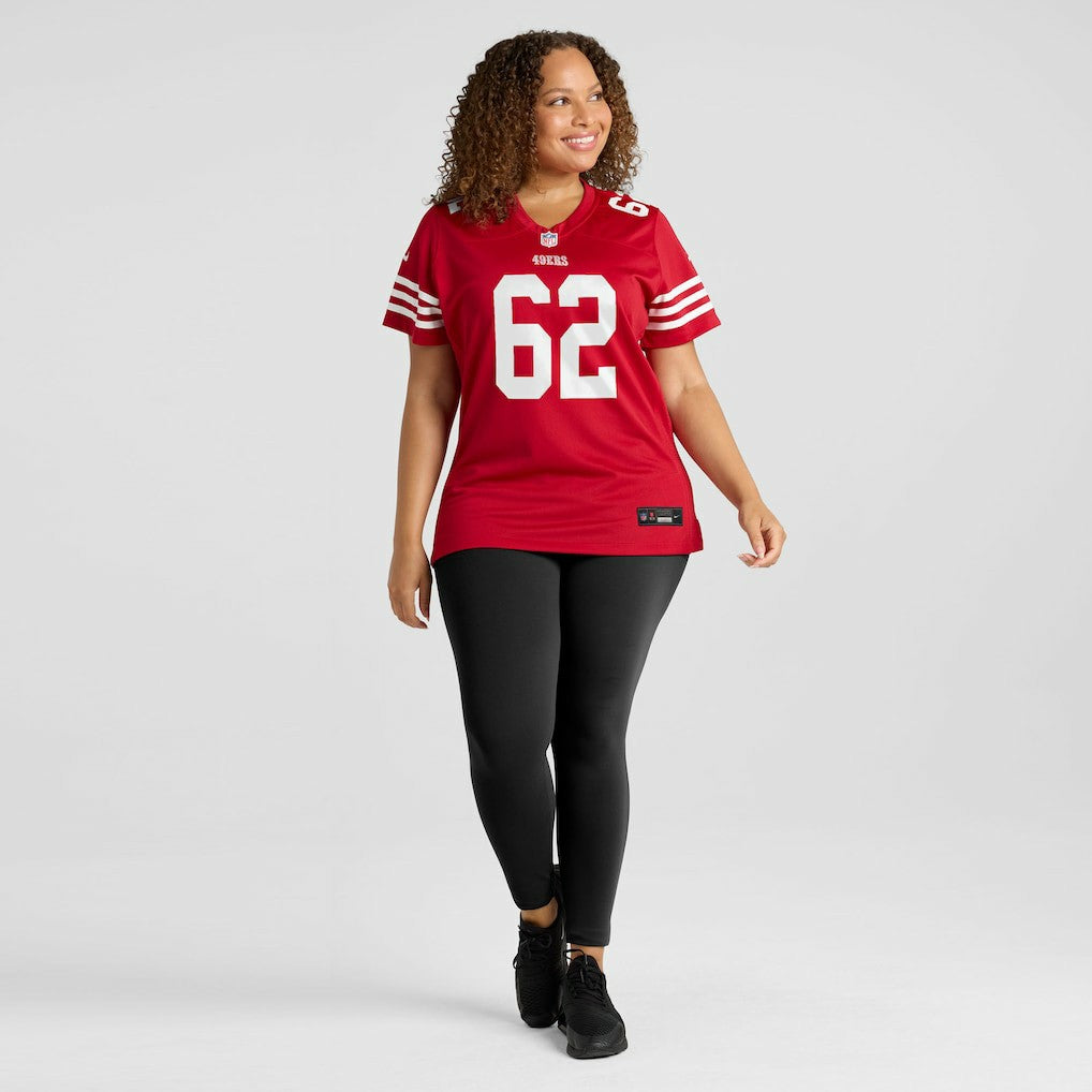 Austen Pleasants San Francisco 49ers Women's Team Game Jersey Scarlet - Nike