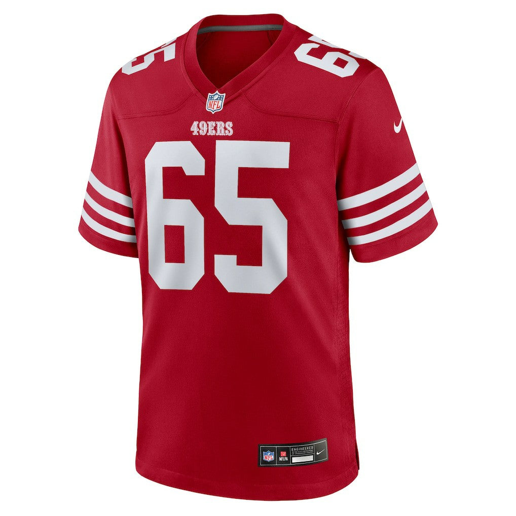 Drew Moss San Francisco 49ers Team Game Jersey - Scarlet | NFL Jerseys