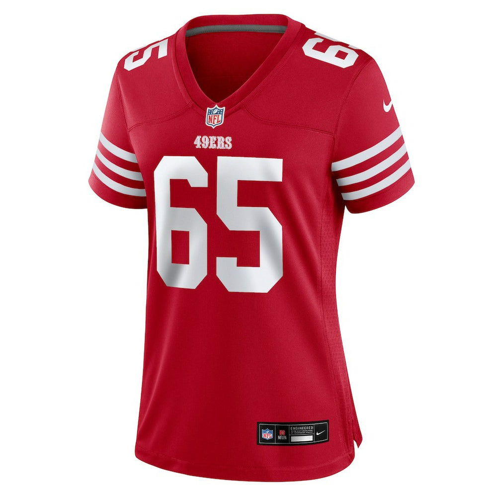 Drew Moss San Francisco 49ers Women's Team Game Jersey Scarlet - Nike