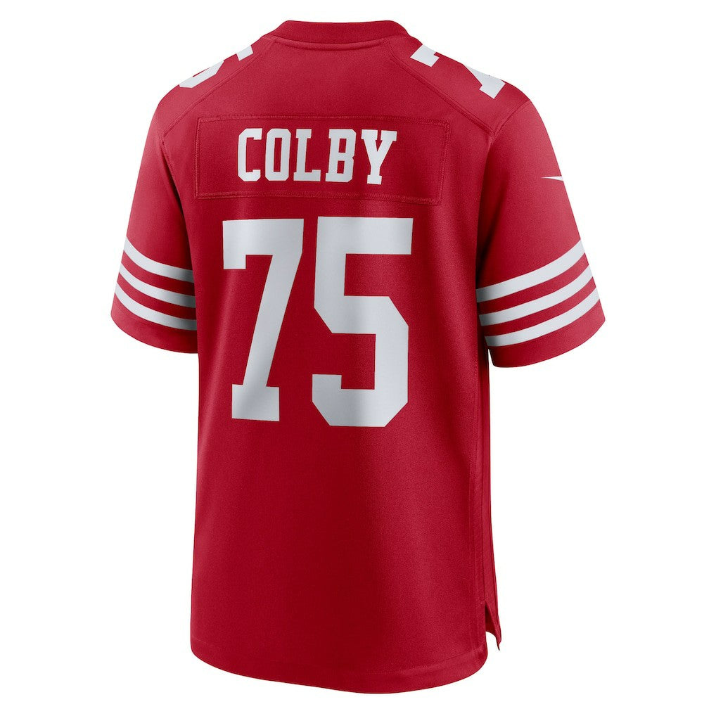 Connor Colby San Francisco 49ers Team Game Jersey Scarlet - Nike