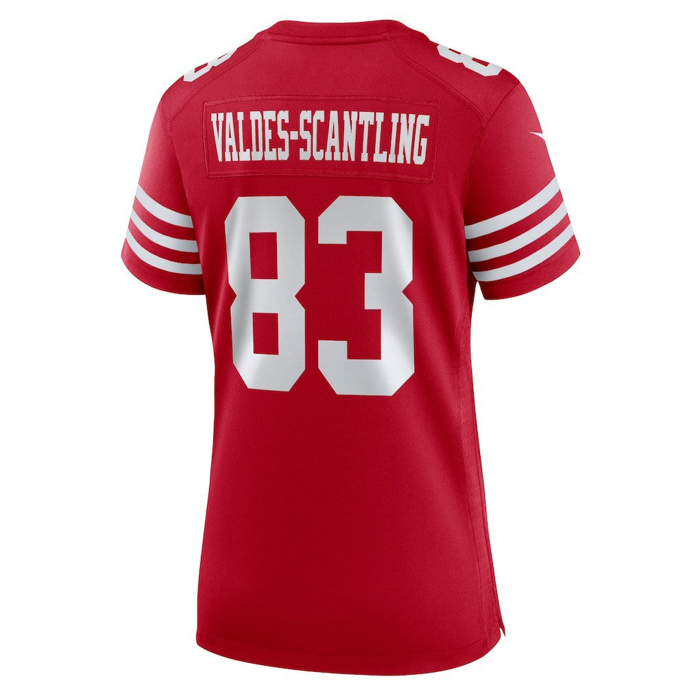 Marquez Valdes-Scantling San Francisco 49ers Women's Team Game Jersey Scarlet - Nike