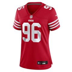 Jordan Jefferson San Francisco 49ers Women's Team Game Jersey Scarlet - Nike