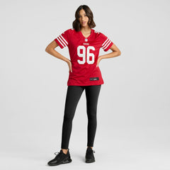 Jordan Jefferson San Francisco 49ers Women's Team Game Jersey Scarlet - Nike