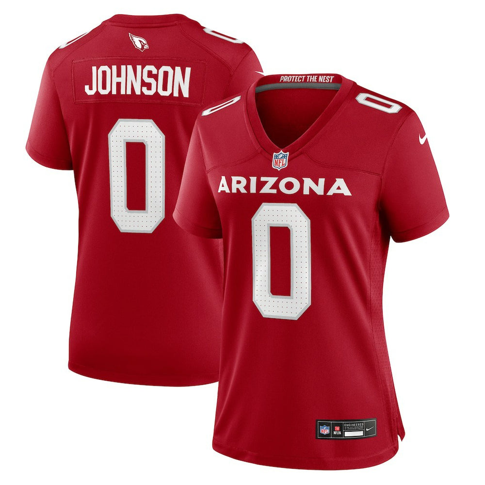 Will Johnson Arizona Cardinals Women's Team Game Jersey Cardinal - Nike