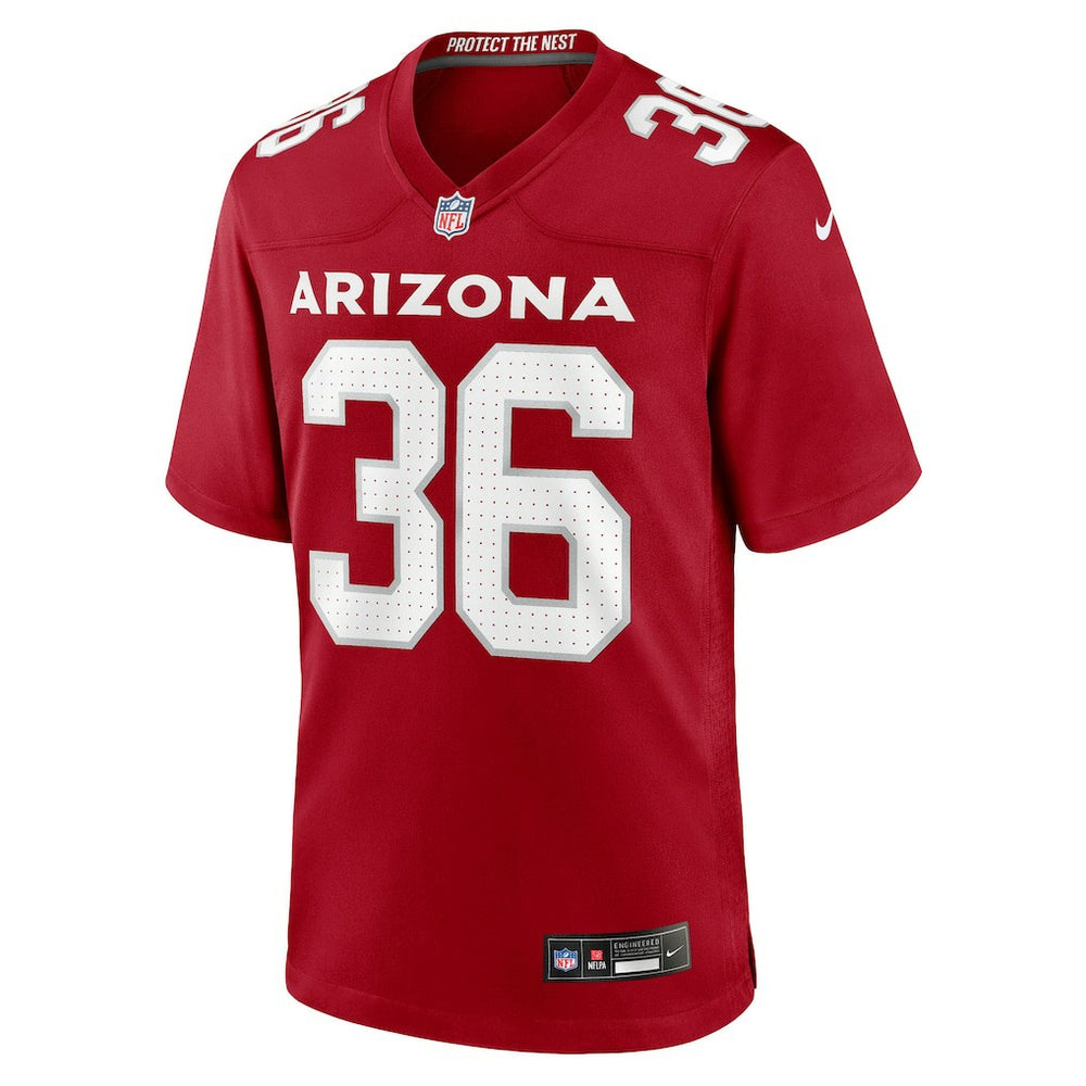 Kitan Crawford Arizona Cardinals Team Game Jersey Cardinal - Nike