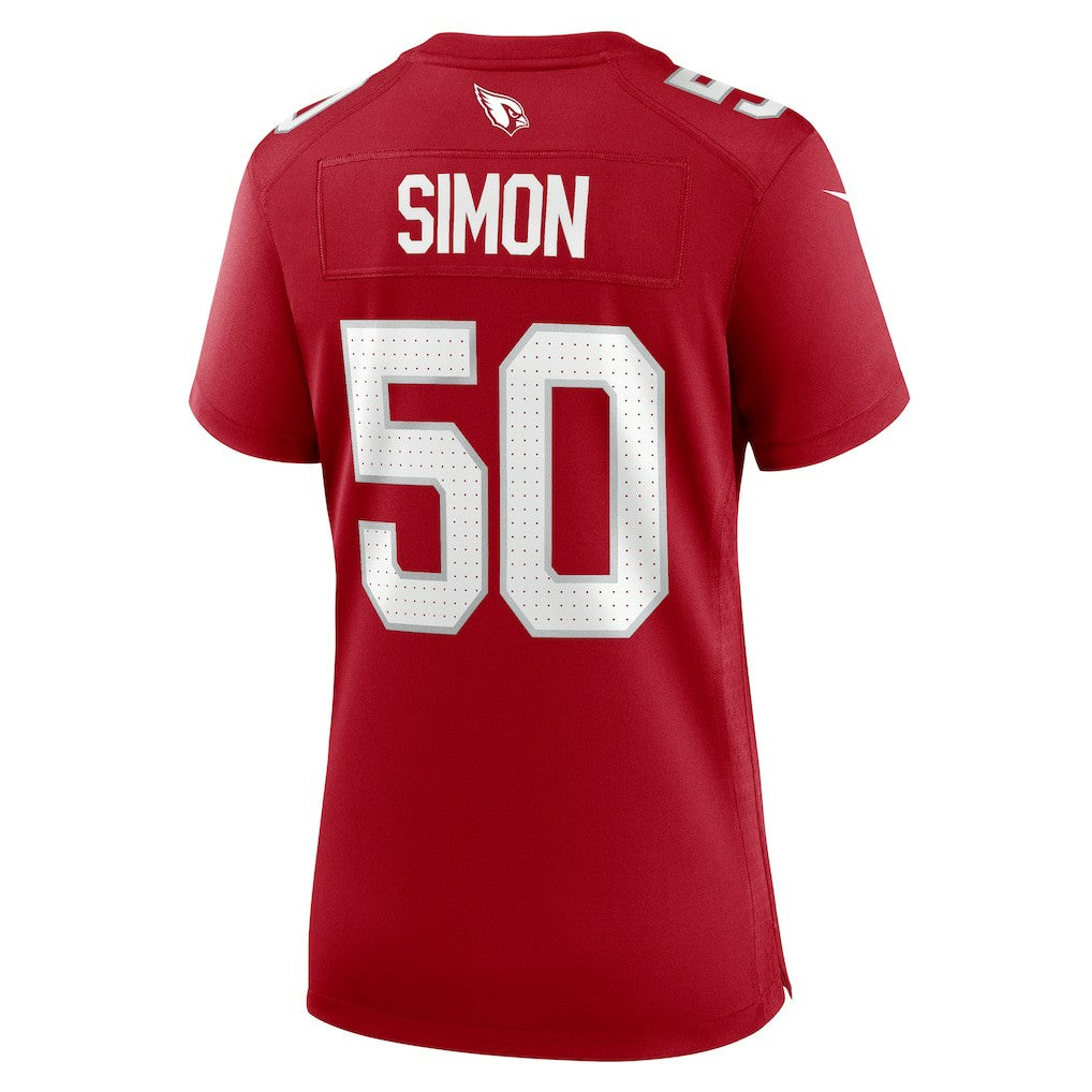 Cody Simon Arizona Cardinals Women's Team Game Jersey - Cardinal | NFL Jerseys