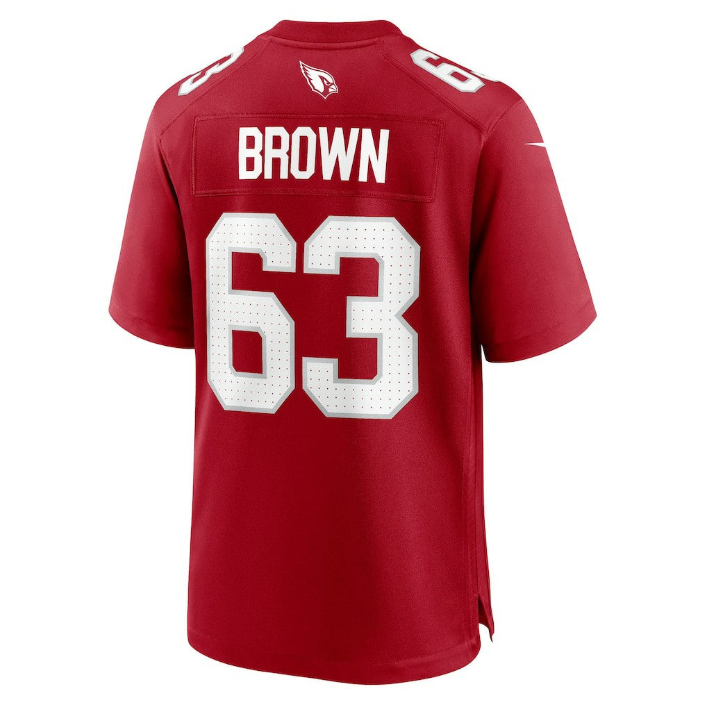 Evan Brown Arizona Cardinals Team Game Jersey - Cardinal | NFL Jerseys