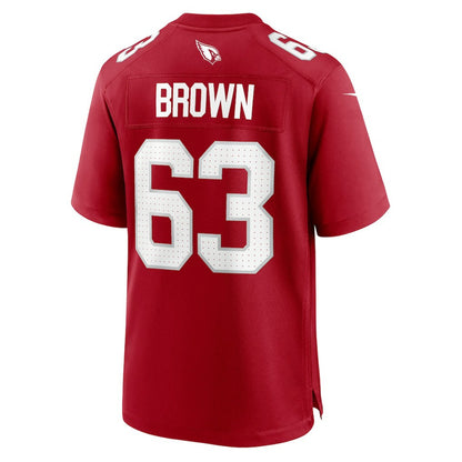 Evan Brown Arizona Cardinals Team Game Jersey - Cardinal | NFL Jerseys