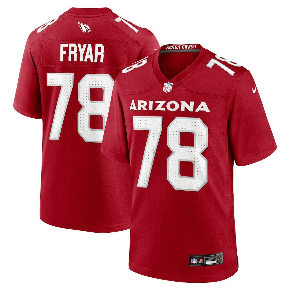Josh Fryar Arizona Cardinals Team Game Jersey - Cardinal | NFL Jerseys