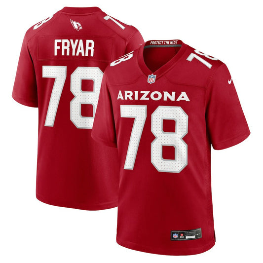 Josh Fryar Arizona Cardinals Team Game Jersey - Cardinal | NFL Jerseys