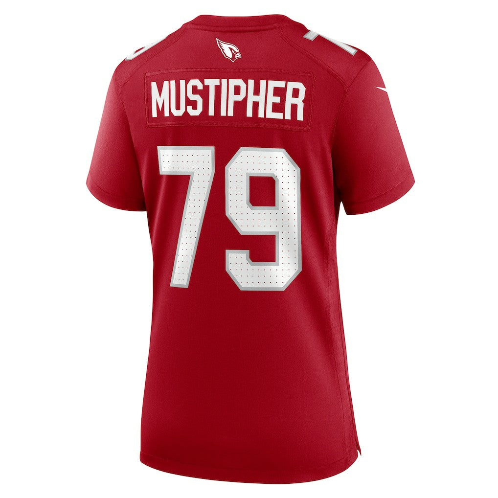 PJ Mustipher Arizona Cardinals Women's Team Game Jersey - Cardinal | NFL Jerseys
