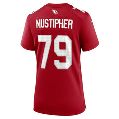 PJ Mustipher Arizona Cardinals Women's Team Game Jersey Cardinal - Nike