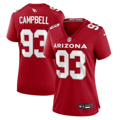 Calais Campbell Arizona Cardinals Women's Team Game Jersey - Cardinal | NFL Jerseys