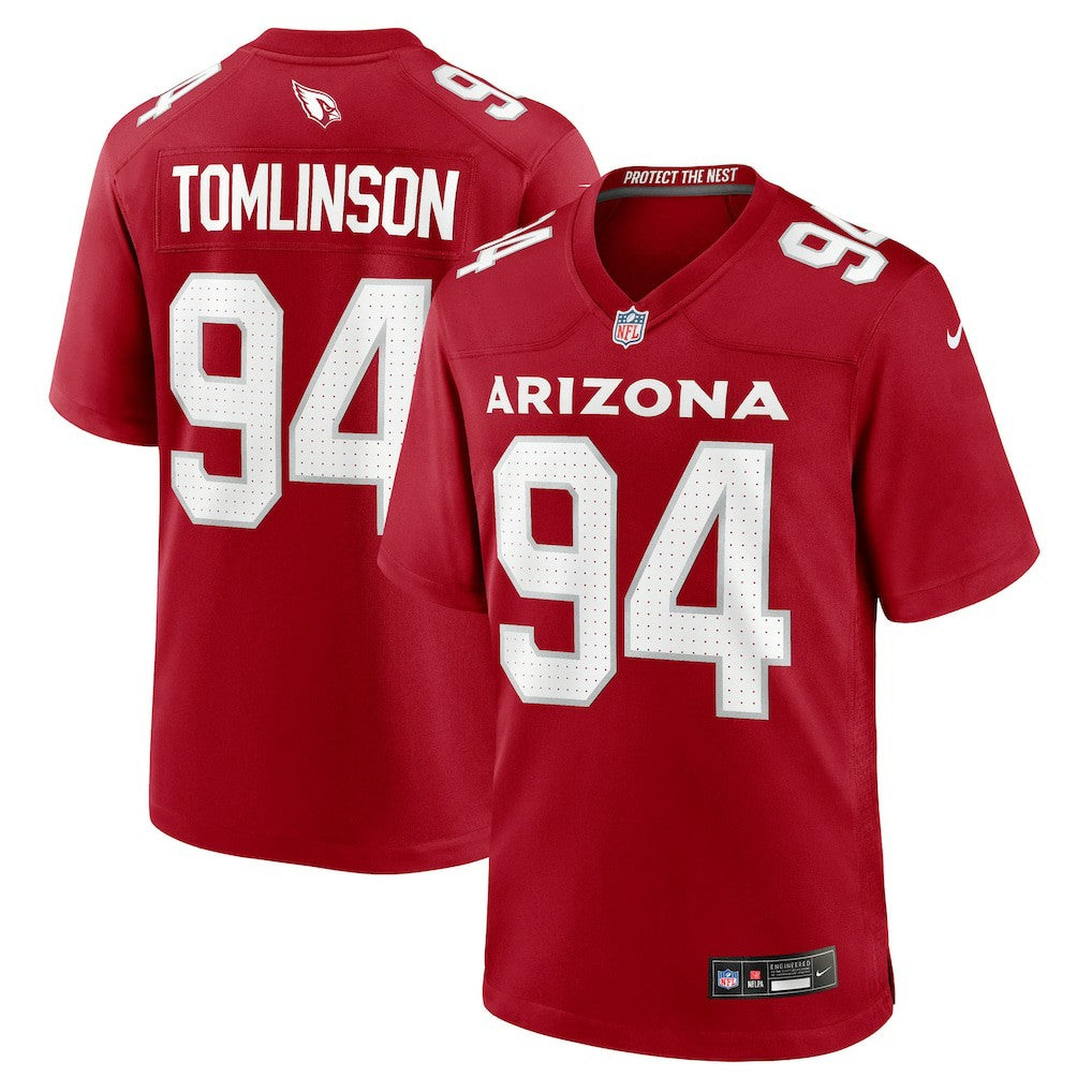 Dalvin Tomlinson Arizona Cardinals Team Game Jersey Cardinal - Nike