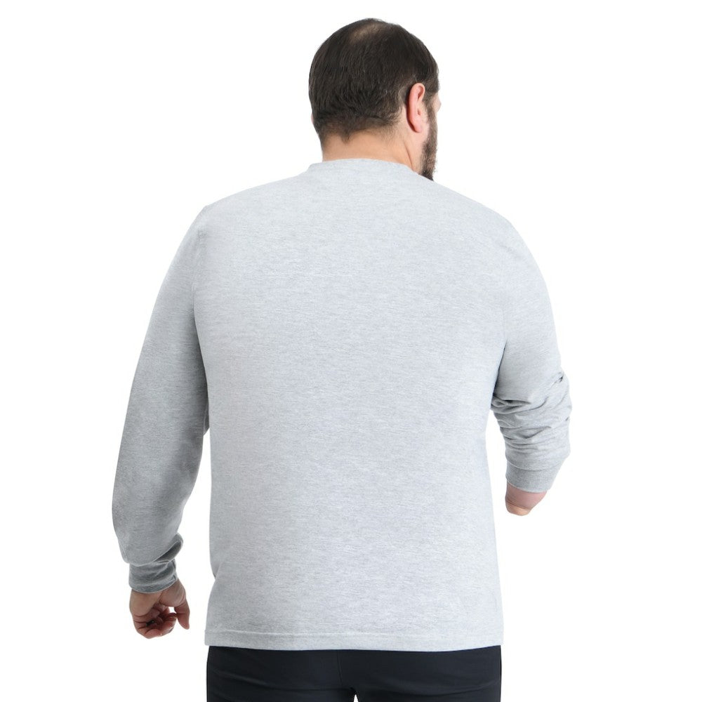 Dallas Stars - G-III Sports by Carl Banks Adaptive Mesh Effect Long Sleeve T-Shirt Gray