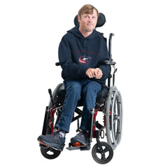Columbus Blue Jackets - G-III Sports by Carl Banks Adaptive Classic Team Arc Fleece Hoodie Navy