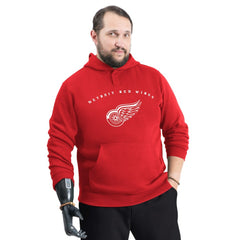 Detroit Red Wings - G-III Sports by Carl Banks Adaptive Classic Team Arc Fleece Hoodie Red