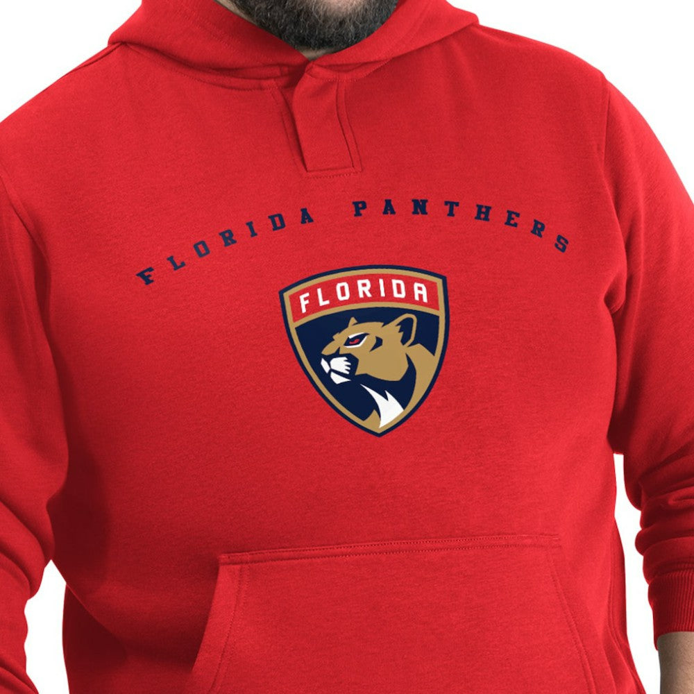 Florida Panthers - G-III Sports by Carl Banks Adaptive Classic Team Arc Fleece Hoodie Red