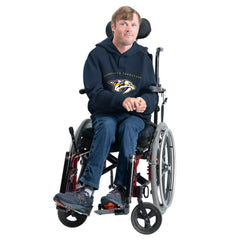 Nashville Predators - G-III Sports by Carl Banks Adaptive Classic Team Arc Fleece Hoodie Navy