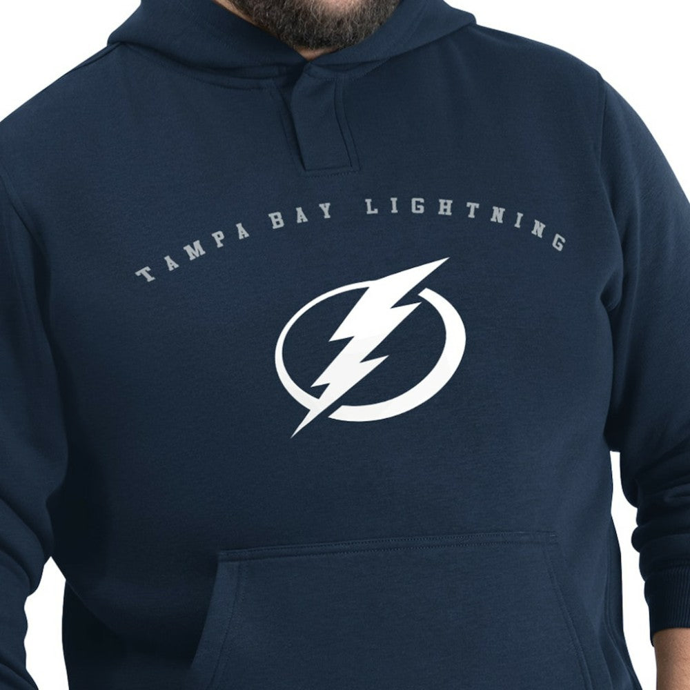 Tampa Bay Lightning - G-III Sports by Carl Banks Adaptive Classic Team Arc Fleece Hoodie Navy