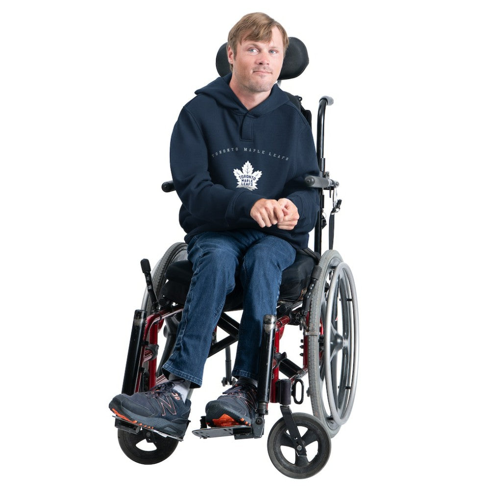 Toronto Maple Leafs - G-III Sports by Carl Banks Adaptive Classic Team Arc Fleece Hoodie Navy