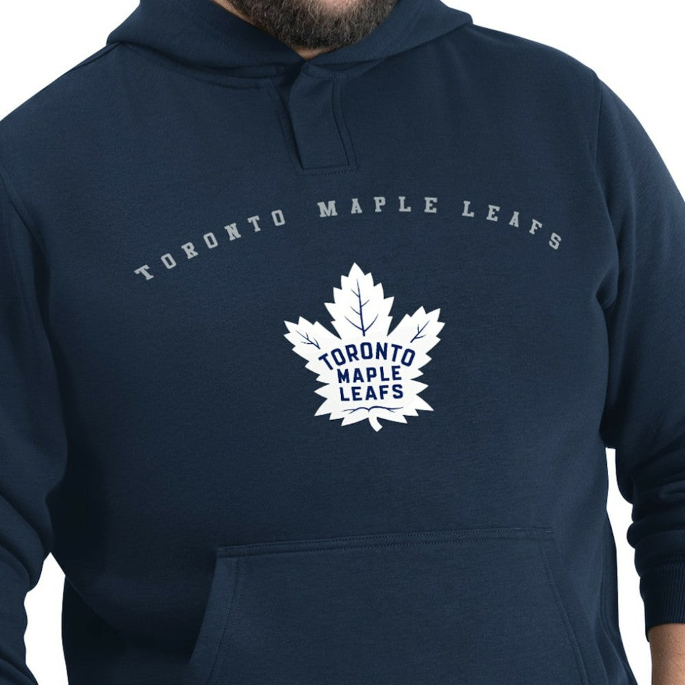 Toronto Maple Leafs - G-III Sports by Carl Banks Adaptive Classic Team Arc Fleece Hoodie Navy