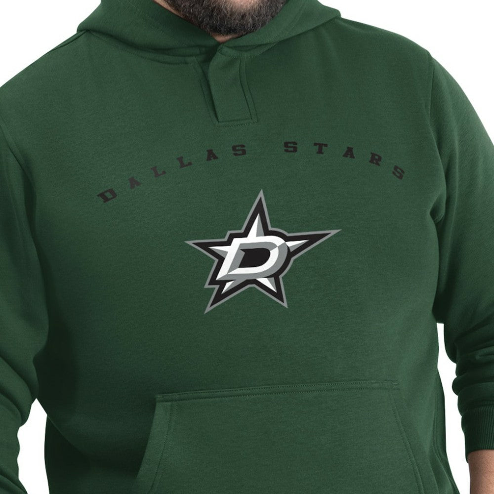 Dallas Stars - G-III Sports by Carl Banks Adaptive Classic Team Arc Fleece Hoodie Kelly Green