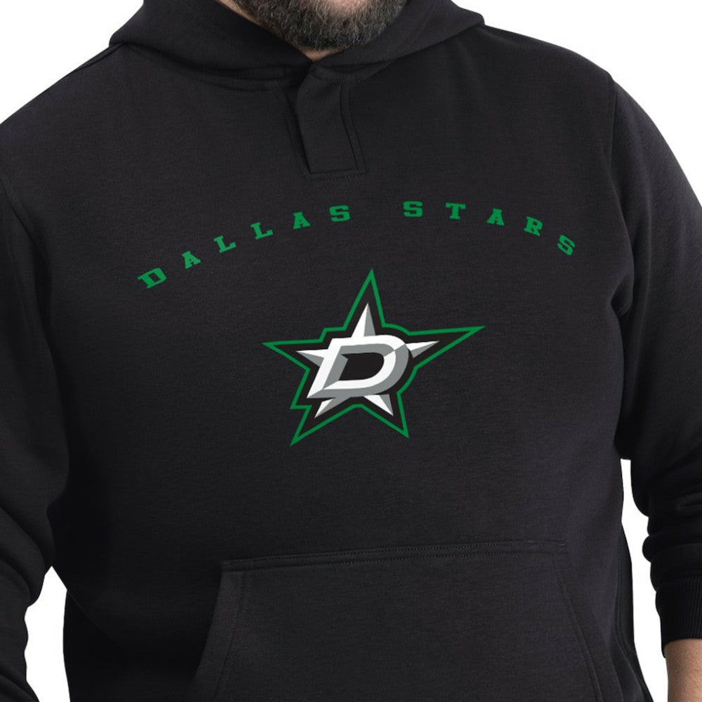Dallas Stars - G-III Sports by Carl Banks Adaptive Classic Team Arc Fleece Hoodie Black