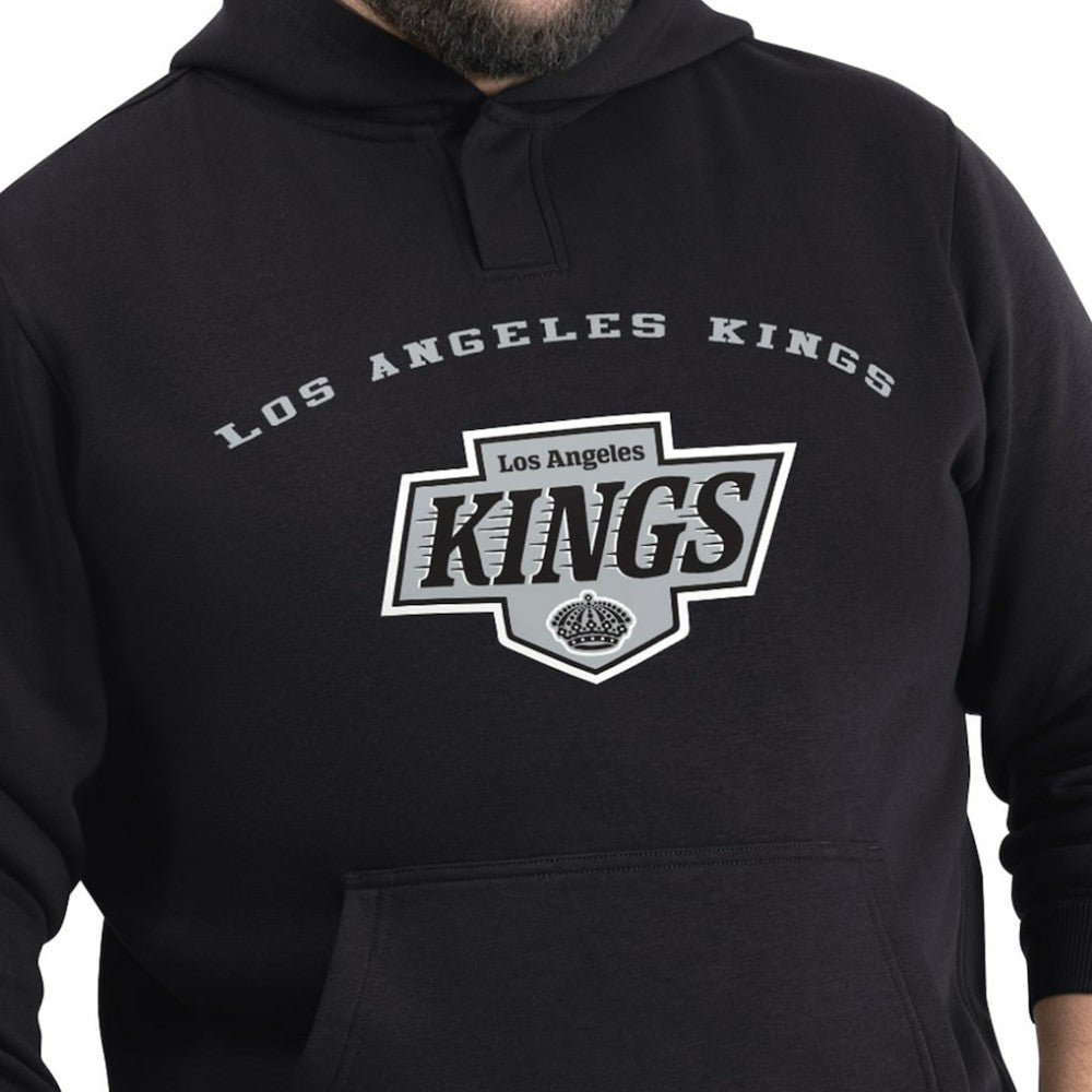 Los Angeles Kings - G-III Sports by Carl Banks Adaptive Classic Team Arc Fleece Hoodie Black