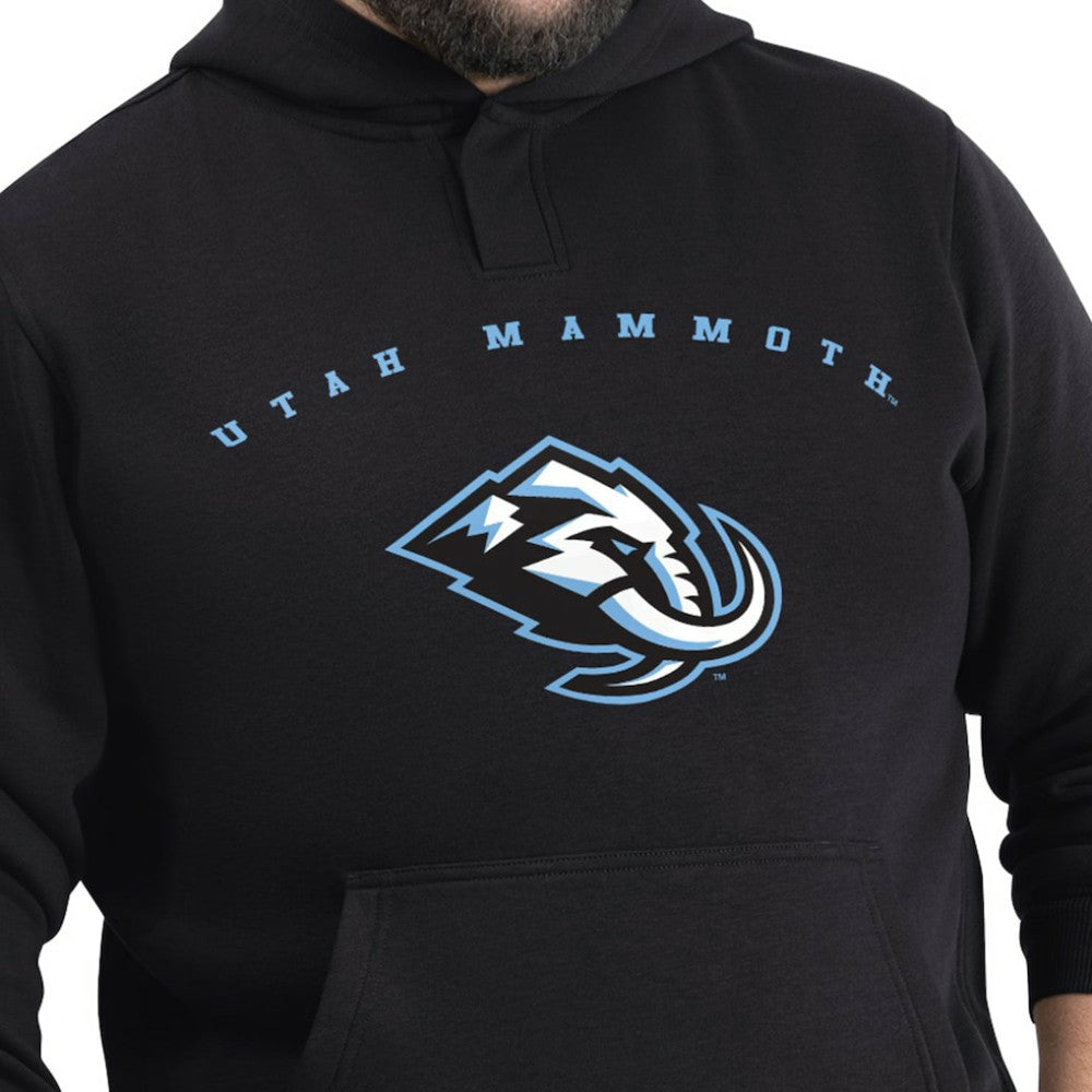 Utah Mammoth - G-III Sports by Carl Banks Adaptive Classic Team Arc Fleece Hoodie Black
