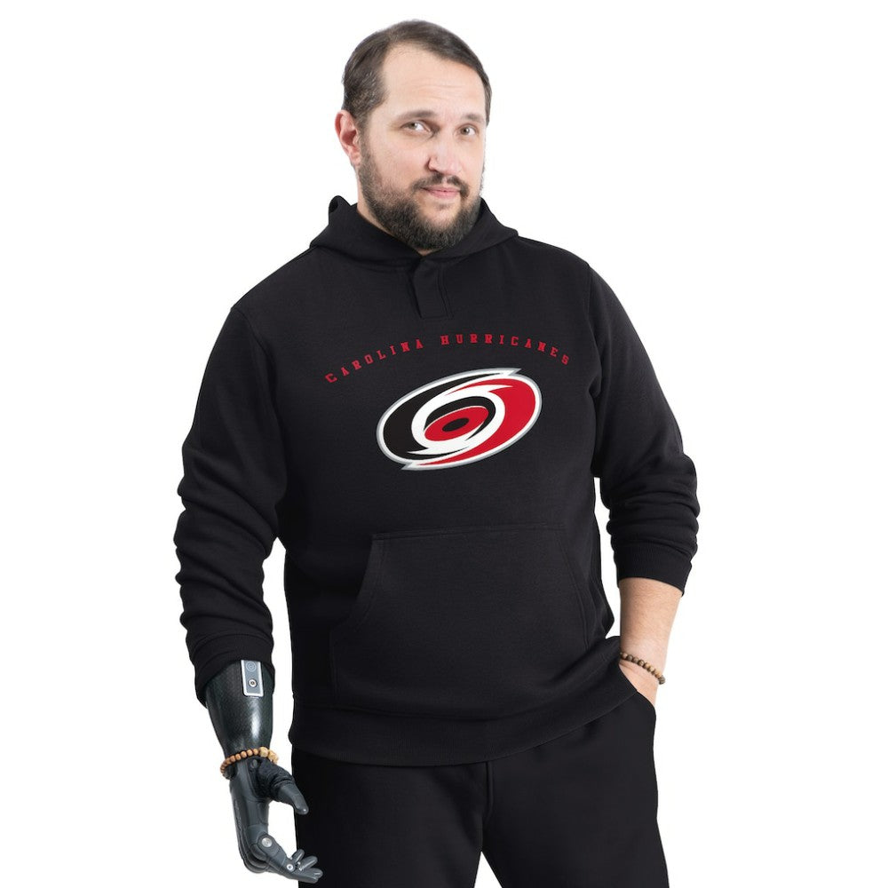 Carolina Hurricanes - G-III Sports by Carl Banks Adaptive Classic Team Arc Fleece Hoodie Black