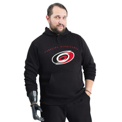 Carolina Hurricanes - G-III Sports by Carl Banks Adaptive Classic Team Arc Fleece Hoodie Black