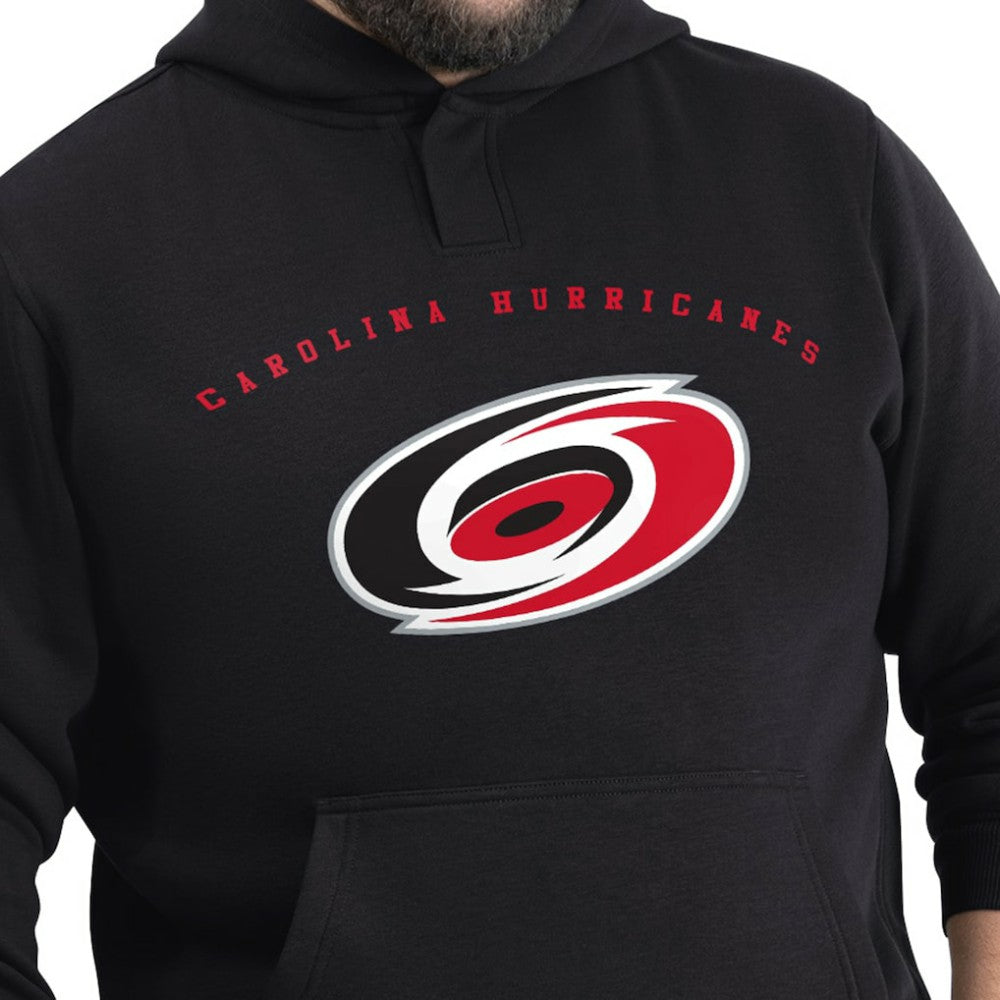 Carolina Hurricanes - G-III Sports by Carl Banks Adaptive Classic Team Arc Fleece Hoodie Black