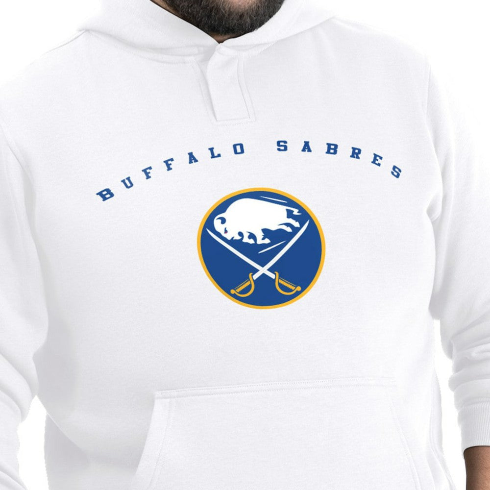 Buffalo Sabres - G-III Sports by Carl Banks Adaptive Classic Team Arc Fleece Hoodie White