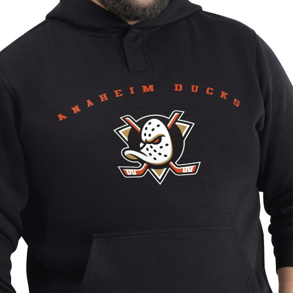 Anaheim Ducks - G-III Sports by Carl Banks Adaptive Classic Team Arc Fleece Hoodie Black