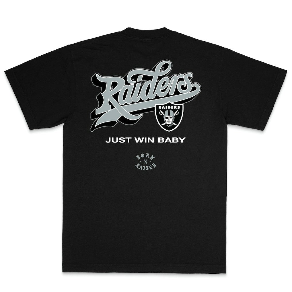 Las Vegas Raiders Born x Raised Unisex Pro Script T-Shirt Black - NFL