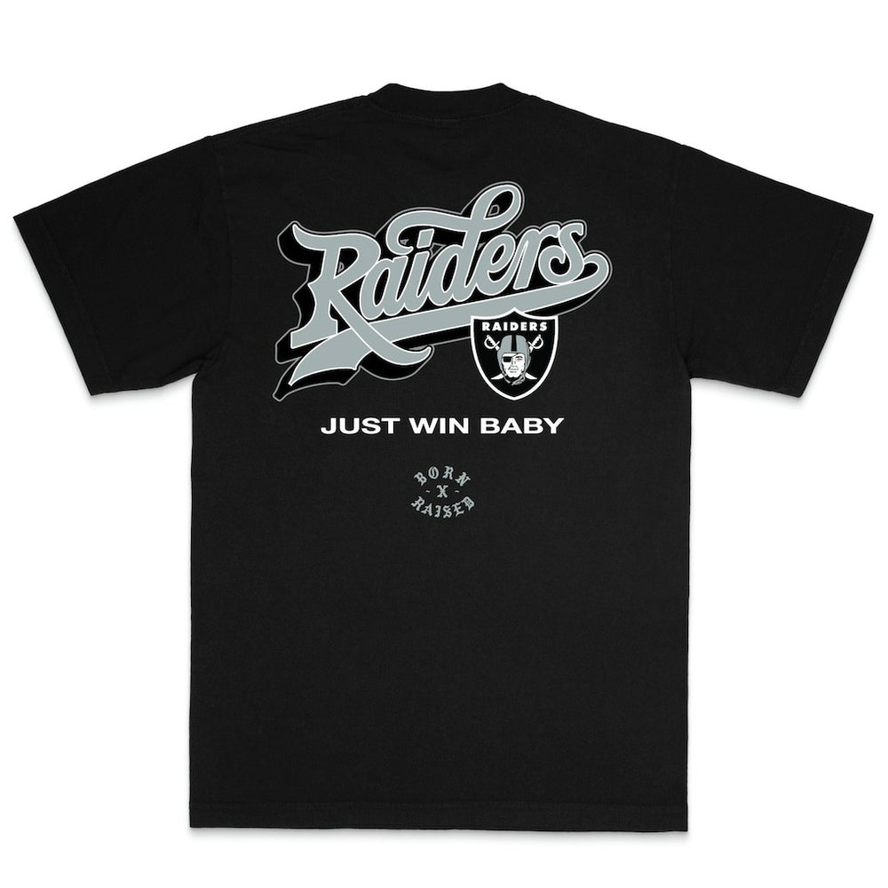 Las Vegas Raiders Born x Raised Unisex Pro Script T-Shirt Black - NFL