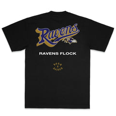 Baltimore Ravens Born x Raised Unisex Pro Script T-Shirt Black - NFL