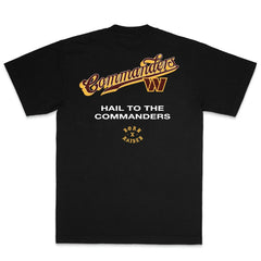 Washington Commanders Born x Raised Unisex Pro Script T-Shirt Black - NFL