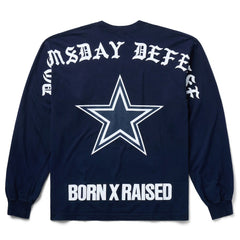 Dallas Cowboys Born x Raised Unisex Long Sleeve Local T-Shirt Navy - NFL