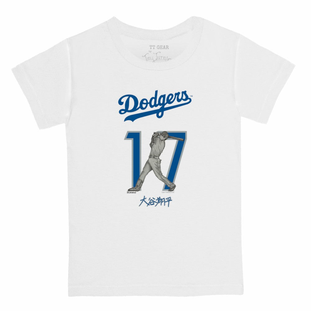 Shohei Ohtani Los Angeles Dodgers Tiny Turnip Youth Kanji Batting Graphic T-Shirt Online